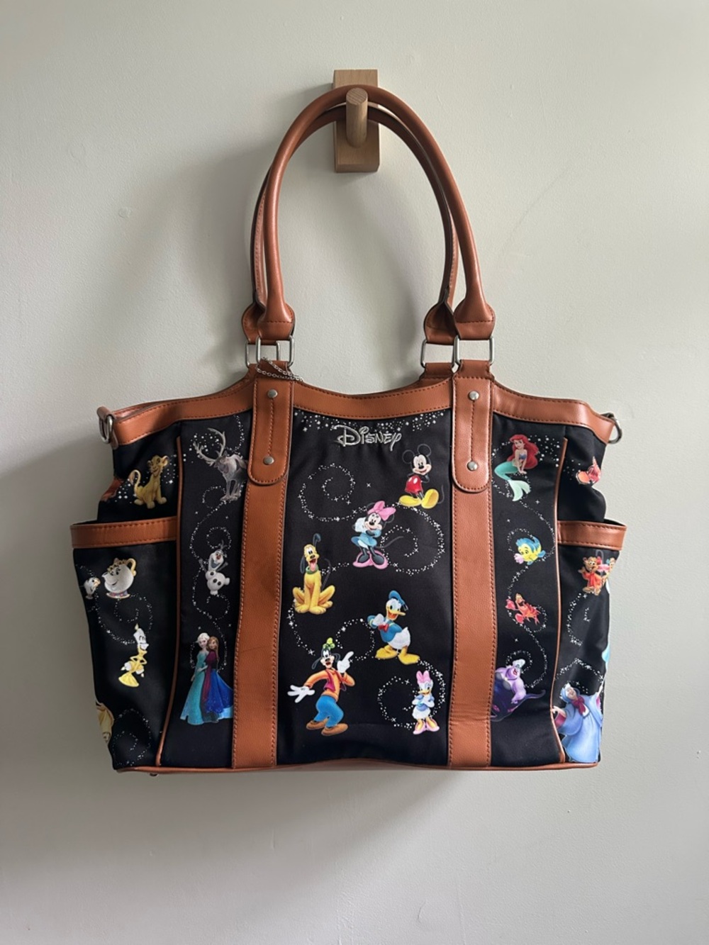 Disney Bradford Exchange 'Carry the Magic' Tote Bag With Shoulder Strap